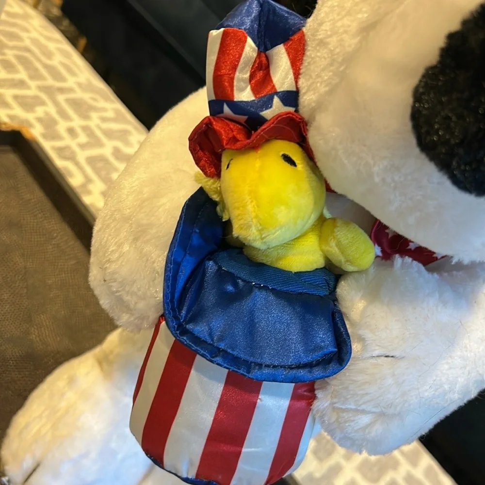 July 4th Plush Snoopy with Woodstock NWT - Picture 2 of 4